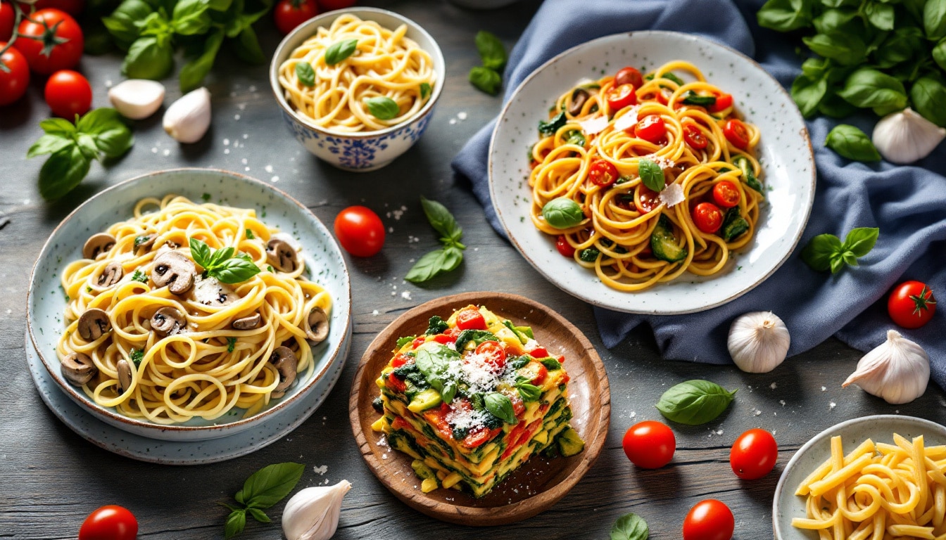 Varianti vegetariane delle classiche ricette di pasta